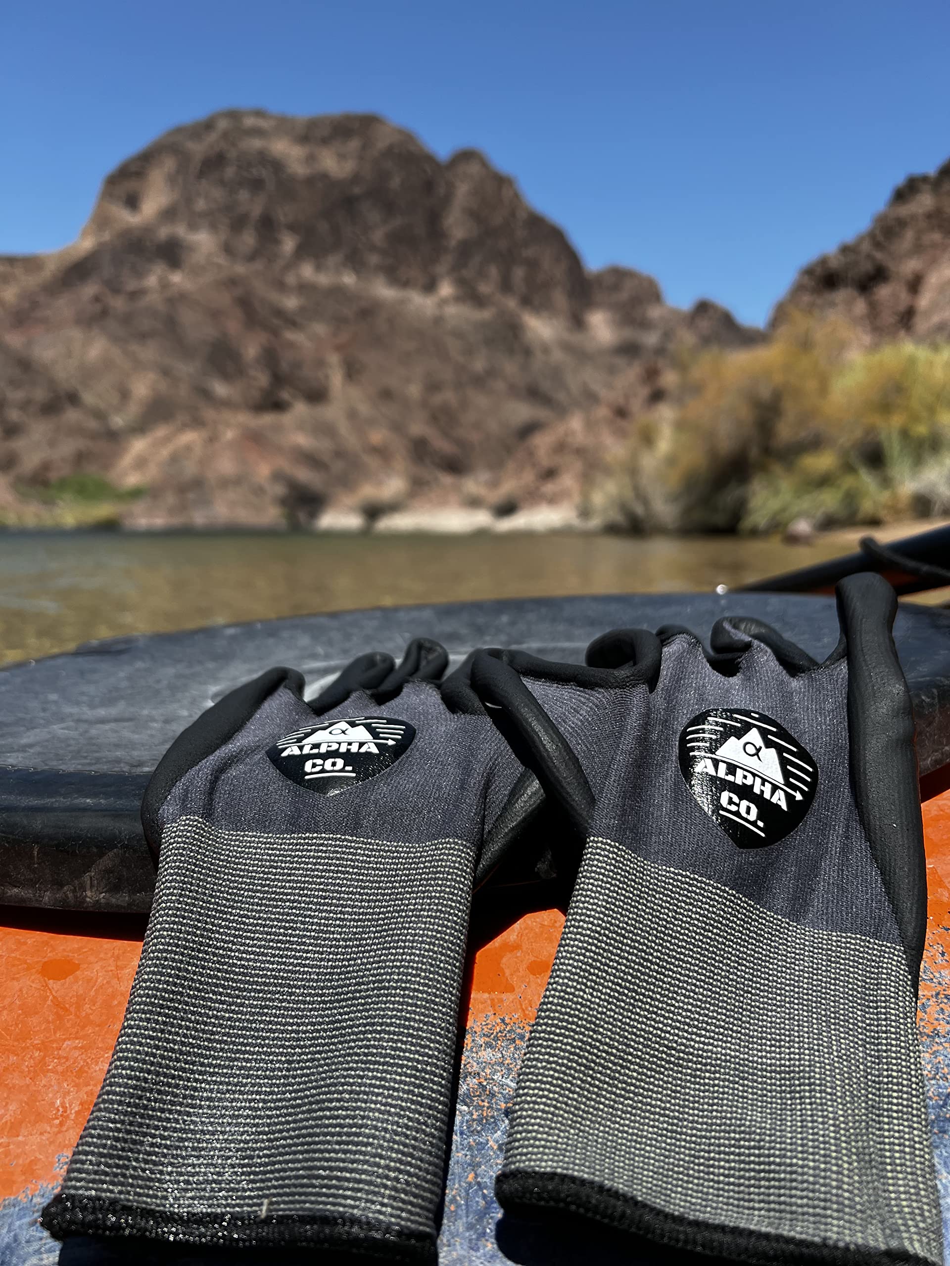 Safety Work Gloves 12 Pack | Foam Nitrile Coated | Size Large | Latex Free | Unisex | AC2 by Alpha Co. | Touchscreen Large Pack of 12