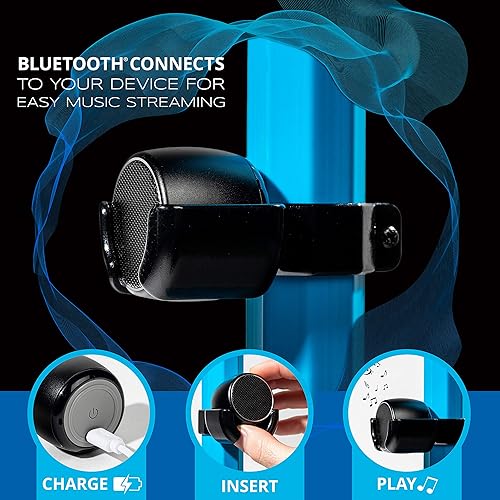 Miniatura 5 de Franklin Sports Beach + Juego de voleibol de patio trasero + juego de bádminton con altavoz, red Bluetooth + juego de poste - con bomba, altavoces