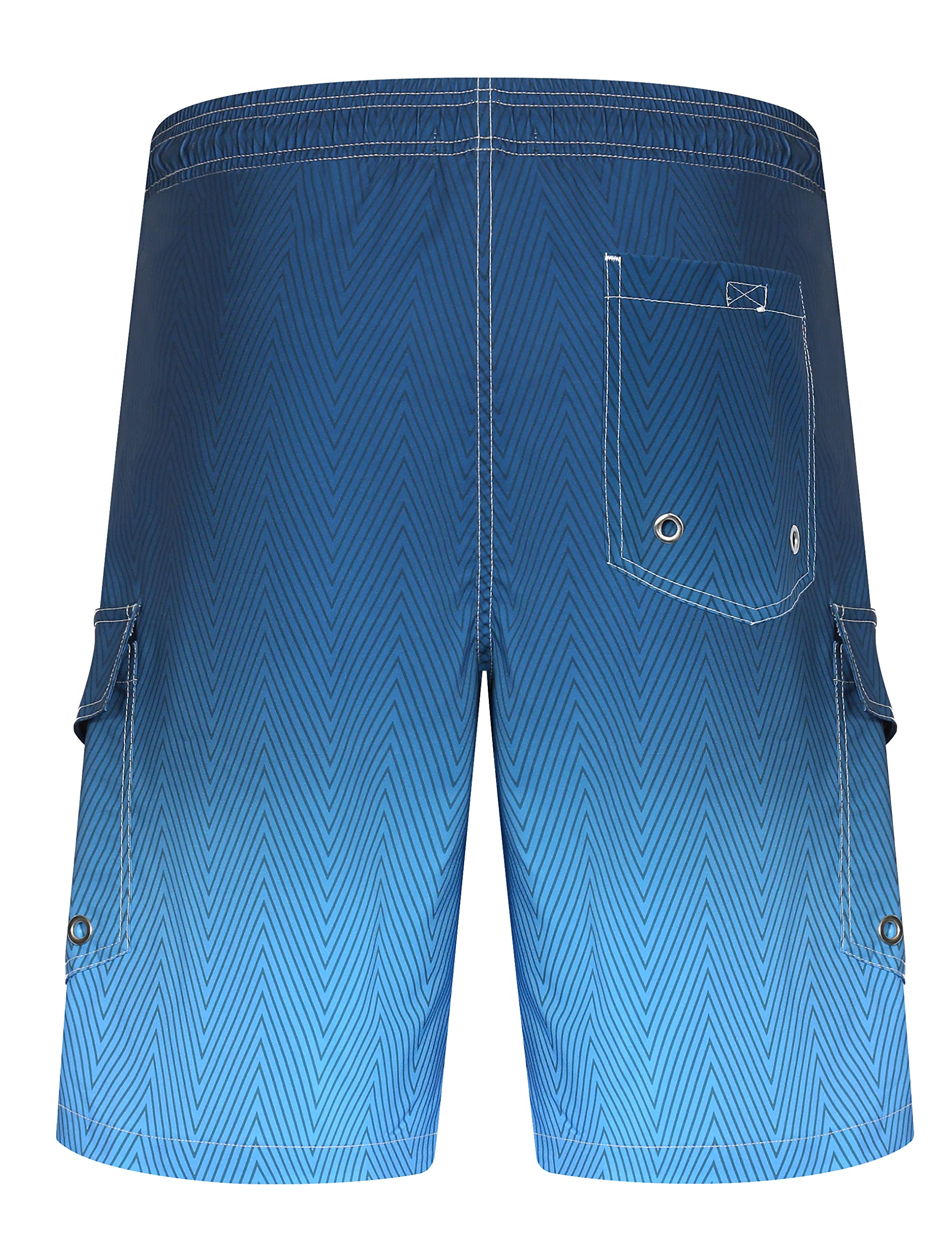 APTRO Costumi Pantaloncini da Bagno Uomo Mare Surf Piscina Stampa Hawaiana Estiva Grande Asciugatura Rapida con Fodera in Rete