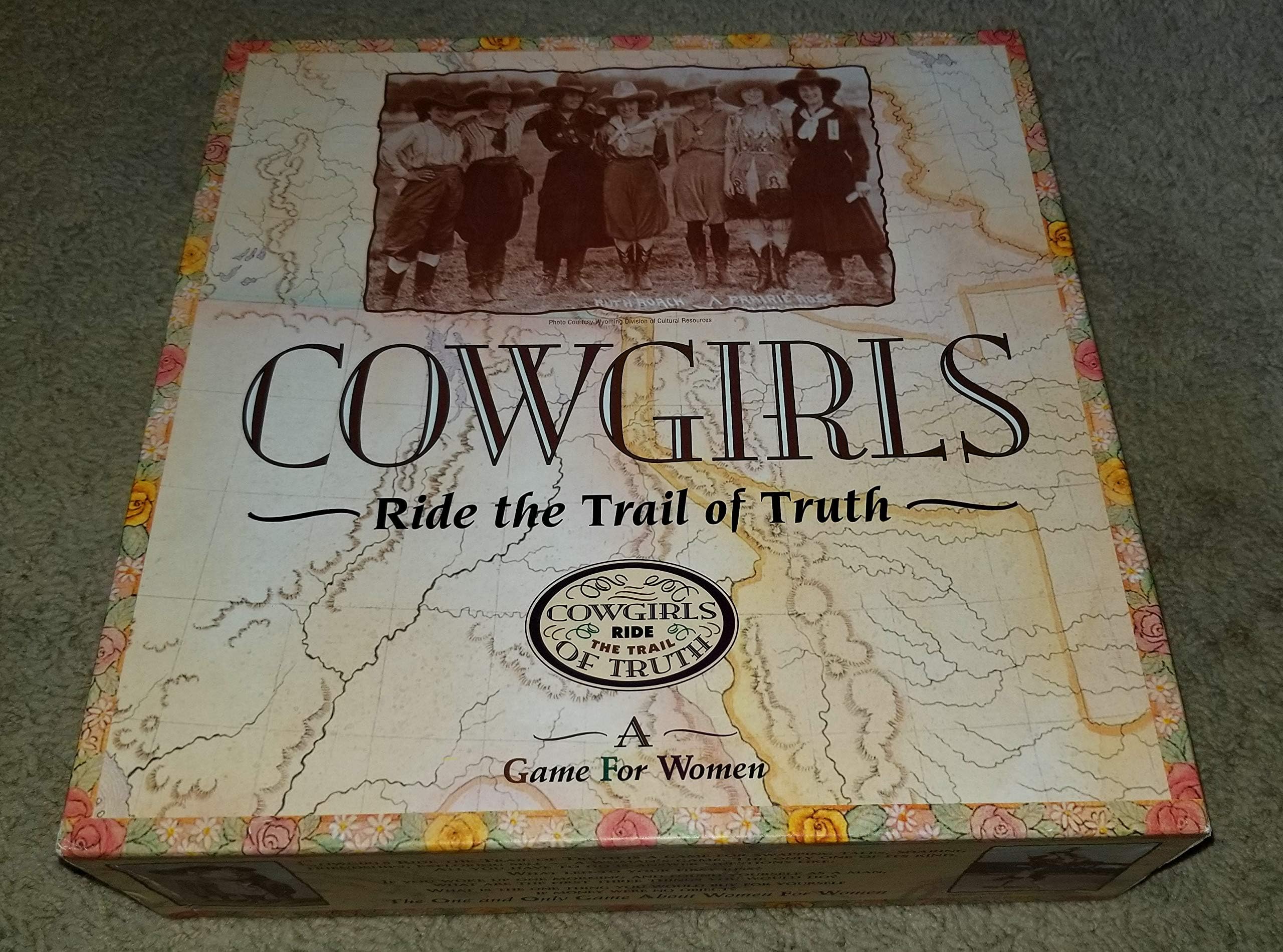 Cowgirls Ride the Trail of Truth Board Game by SideSaddle