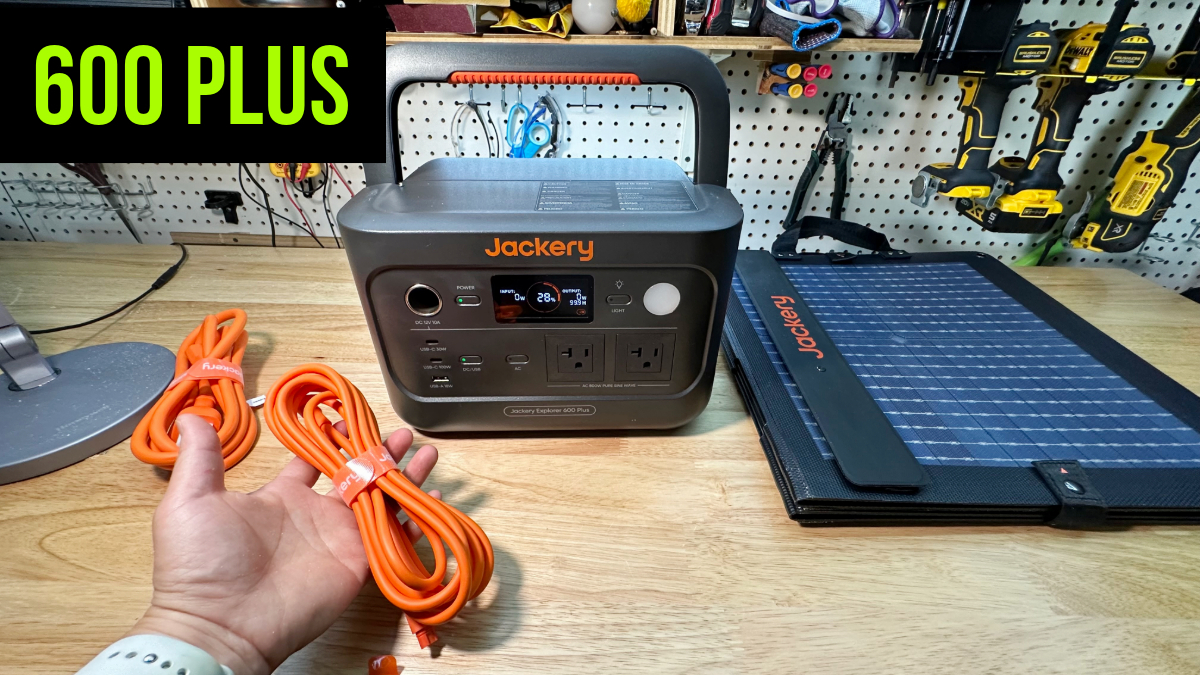Watch Jackery 600 Plus with 100W foldable solar panel on Amazon Live