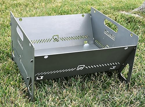 Miniatura 9 de La hoguera portátil de RENLICON es fácil de montar, plegar y almacenar plana para que puedas llevarla en el camino hacia tu próxima aventura