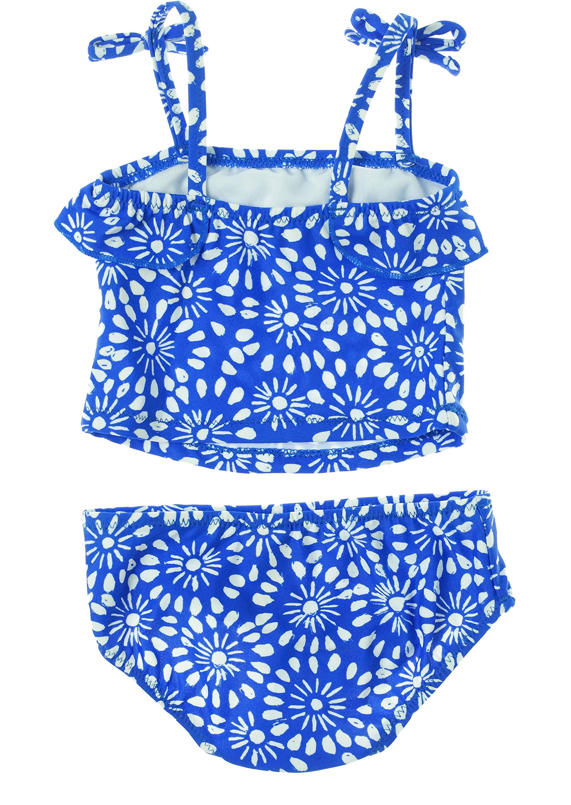 OshKosh Girl's Flower Tankini Blue 4T