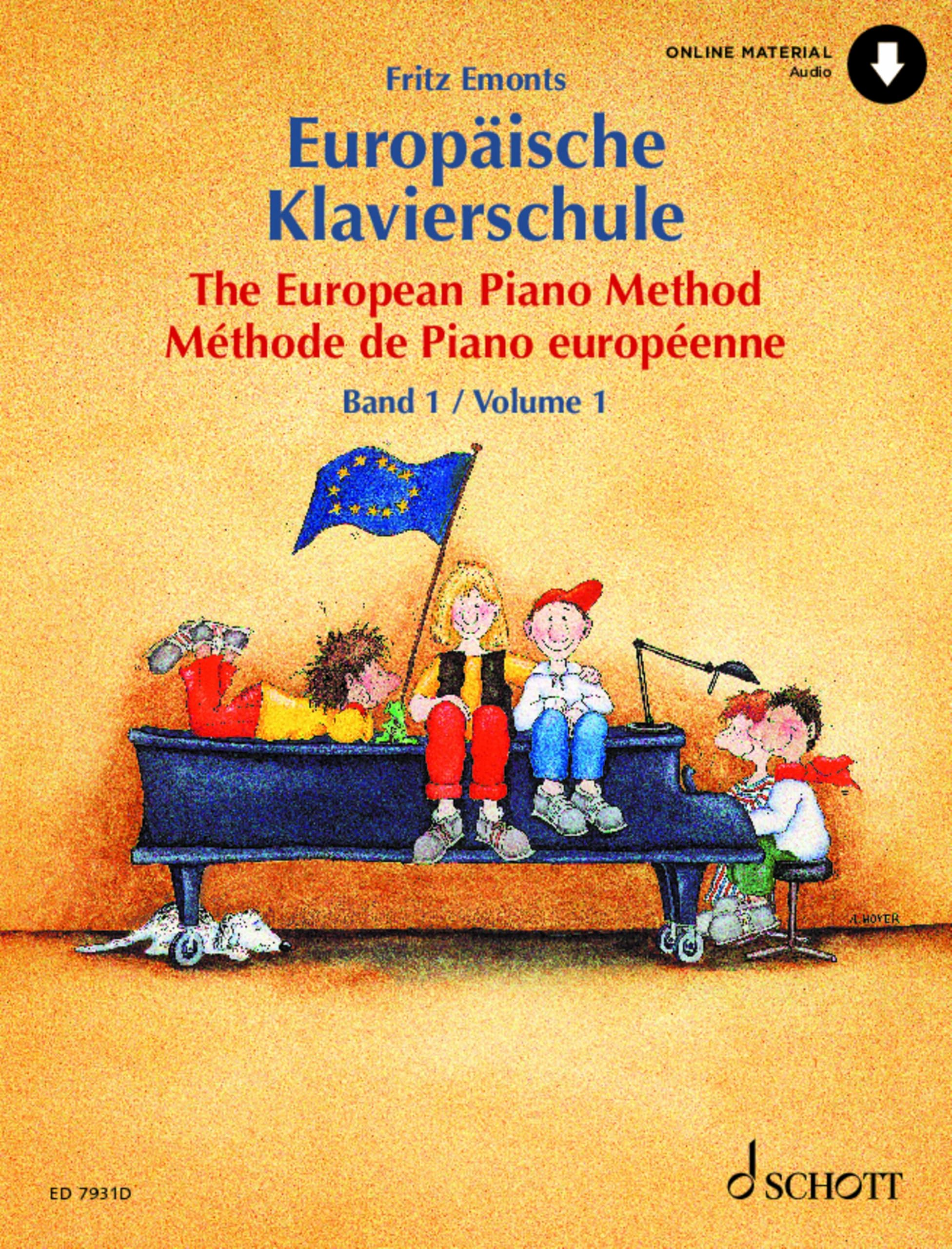 The European Piano Method - Volume 1 (Bk/Online Audio)