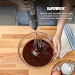 Ninja Power Duo 4-Speed Immersion Blender & RapidWhisk – Compact Hand Blender with SplatterShield, PanProtect, 9” Stainless Steel Arm, 4-Cup Pitcher, Dishwasher Safe, CI201CGY (Canadian Version)