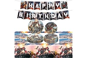 99PCS Cartoon Robot Decoration Set