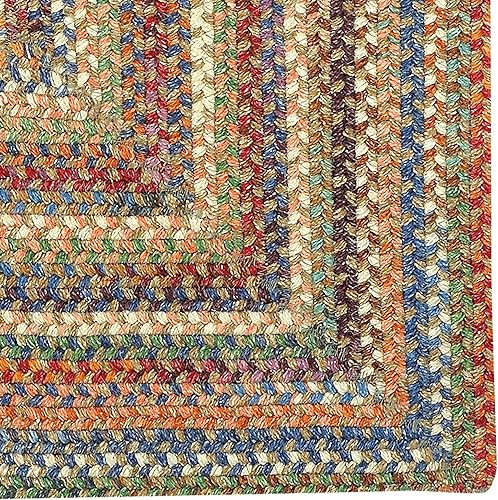 Miniatura 4 de Capel American Heritage - Alfombra trenzada rectangular concéntrica de canela de 0 pies 24 pulgadas x 0 pies 36 pulgadas