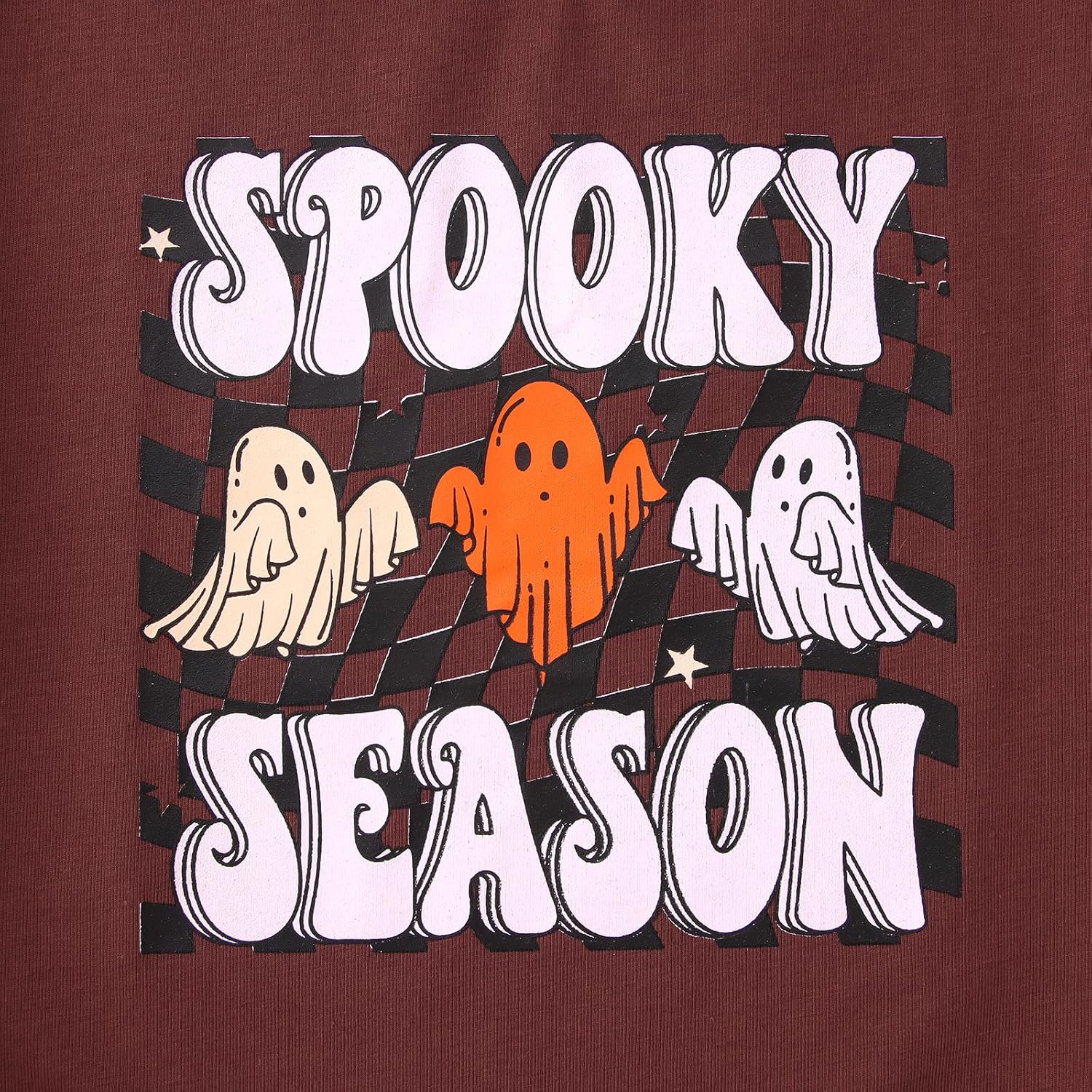 MODNTOGA Toddler Boy Girl Ghost Graphic Shirt Halloween Crewneck T-Shirt Funny Spooky Season Print Long Sleeve Pullover Tops - Image 6