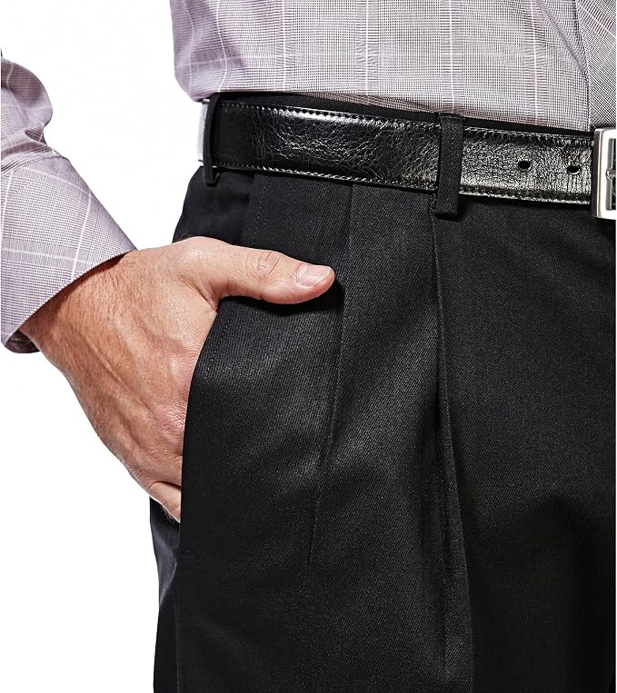 Haggar Men's Premium No Iron Khaki 