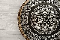 Vista 2 de GUDA DRUM Freezbee con decoración de cuerda marrón mazos y bolsa de viaje. Mejor tambor de lengua