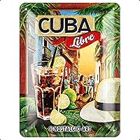 Vista 1 de Nostalgic Art - Letrero de hojalata vintage Cuba Libre en varios tamaños, pequeño
