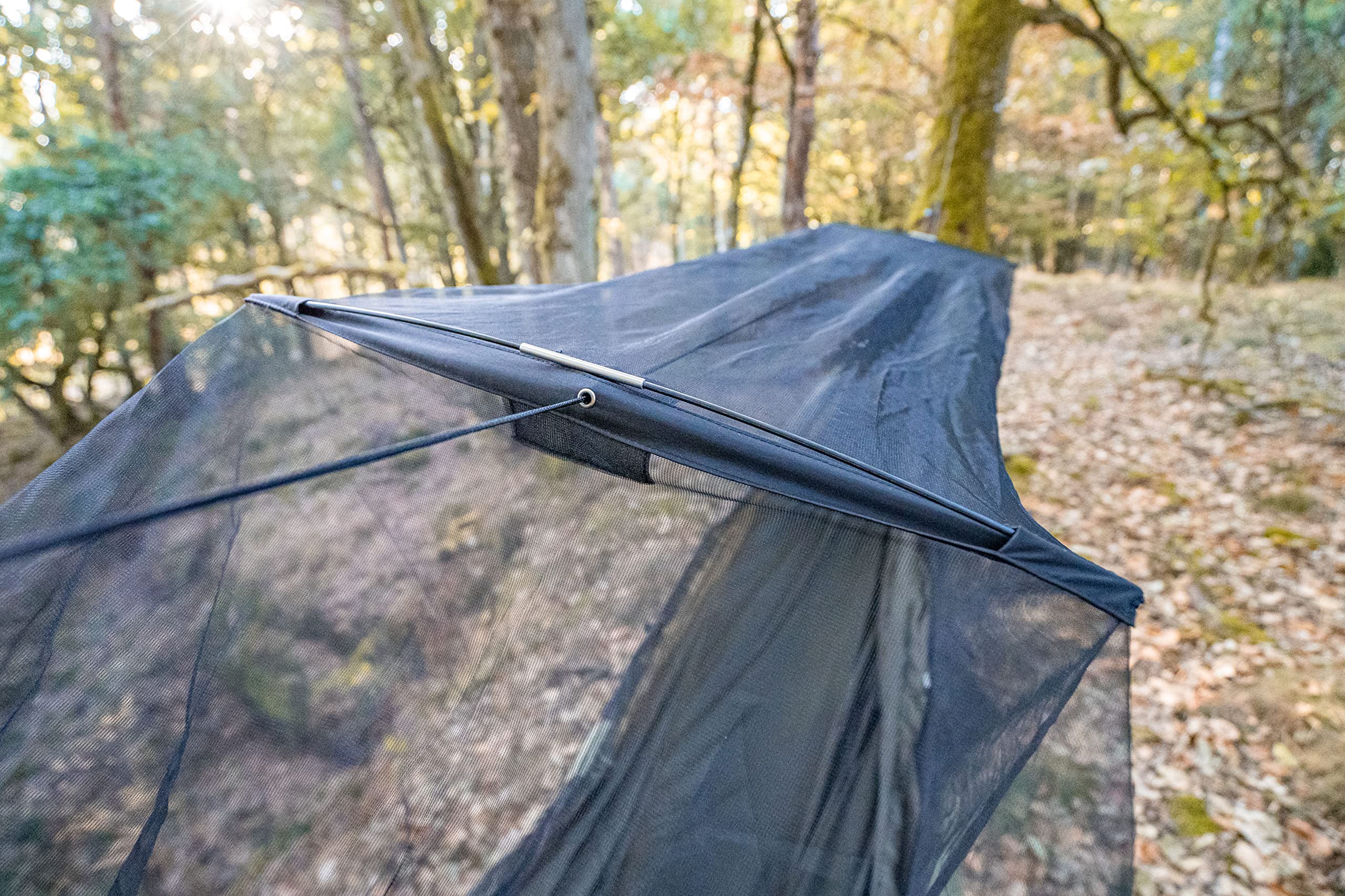 AMAZONAS Ultralight Outdoor Hammock Set XXL | Moskito Traveller Thermo, Traveller Tarp, T-Strap & Underquilt | bis 200kg, ideal für Trekker Bushcrafter Abenteurer Wildnis Camping XXL