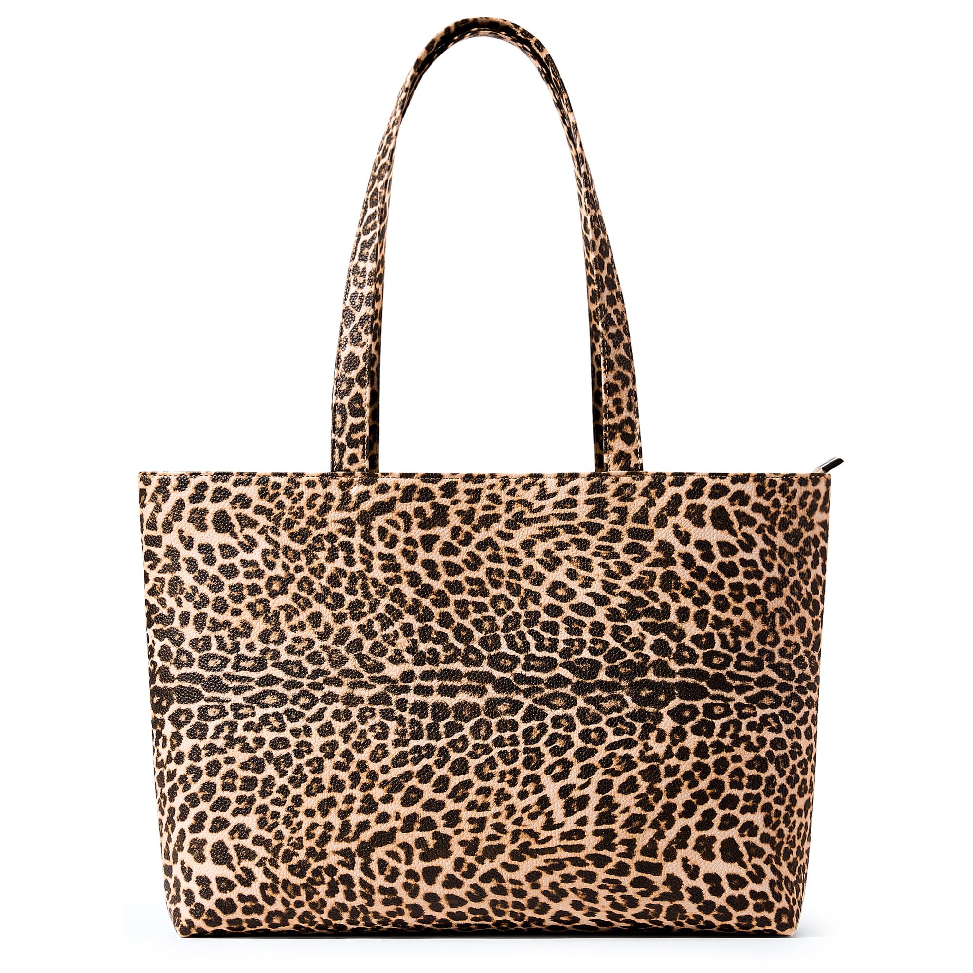 KALIDI Handtasche Damen Groß Shopper Tasche Damen PU Leder Tote Bag Wasserdichte Henkeltaschen mit Reißverschluss für Arbeit, Reisen, Einkauf, Schule