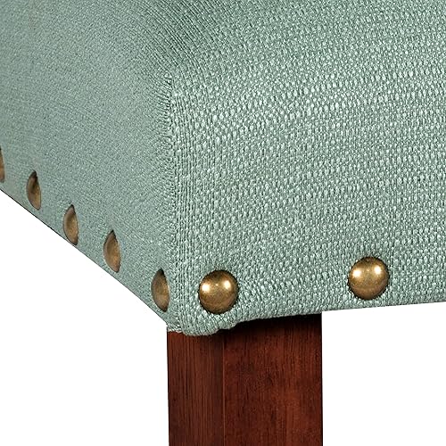 Miniatura 7 de HomePop Classic Parsons - Juego de 2 sillas de comedor, color verde espuma marina