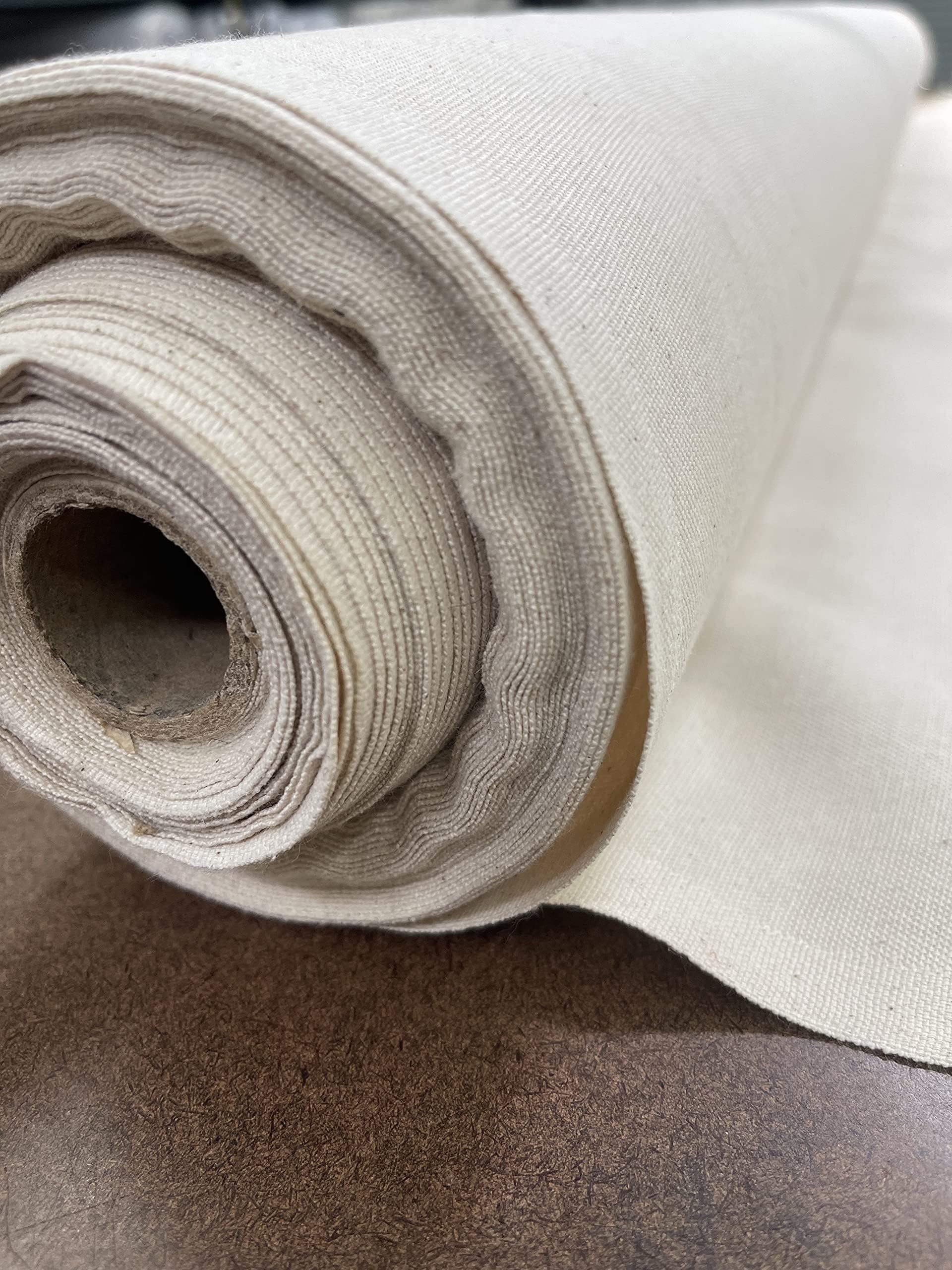 Sedona Designz 60" Wide Cotton Duck Canvas Fabric - 7oz Durable 100% Cotton (Natural, 1 Yard)