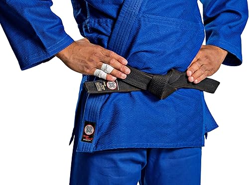 Miniatura 7 de Ronin Judo Gi - Uniforme de artes marciales profesional - Kimono azul de tejido único - perfecto para competición o entrenamiento