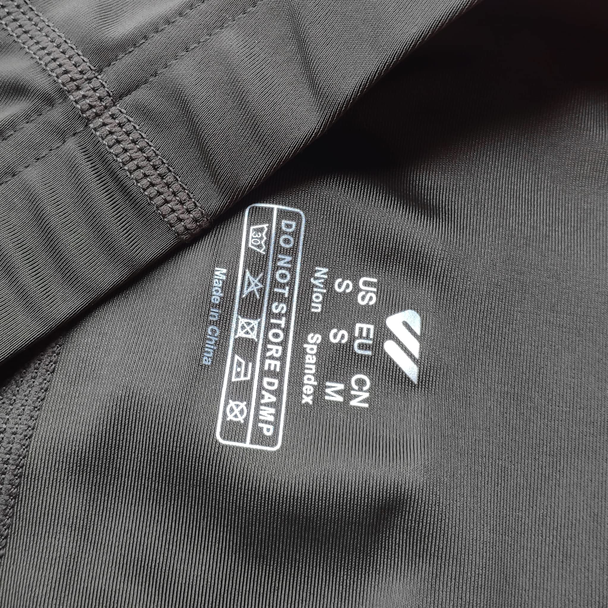 Lo.gas Pantaloni da ciclismo da donna, imbottiti, da ciclismo, da donna, a vita alta, elasticizzati, traspiranti, con tasca