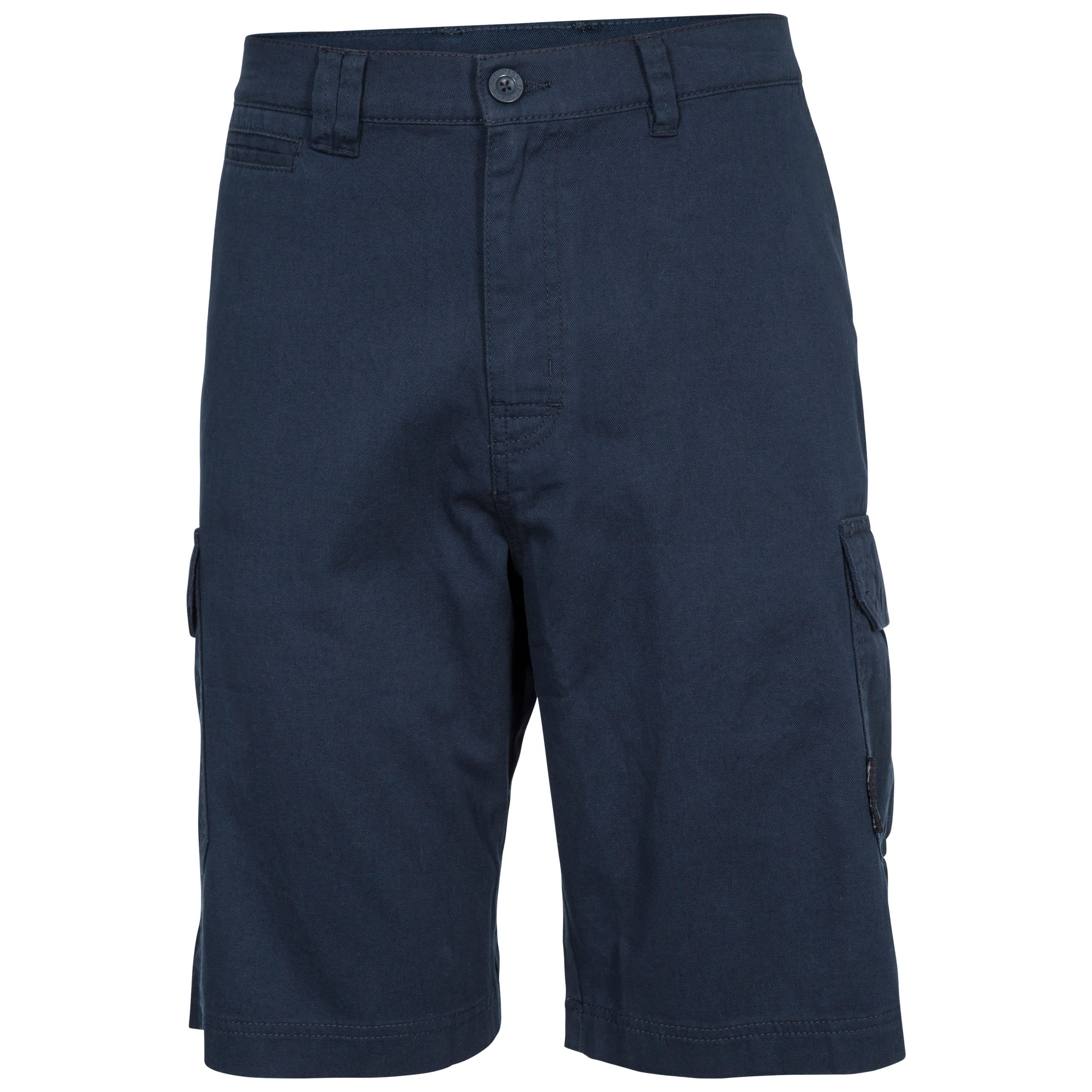 Trespass Mens Cargo Shorts Rawson Navy in Size - S