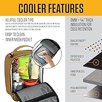 Vista 3 de Carhartt Insulated Lunch Cooler For Men and Women, Fully Insulated Lunch Pale for Everyday Use, Black