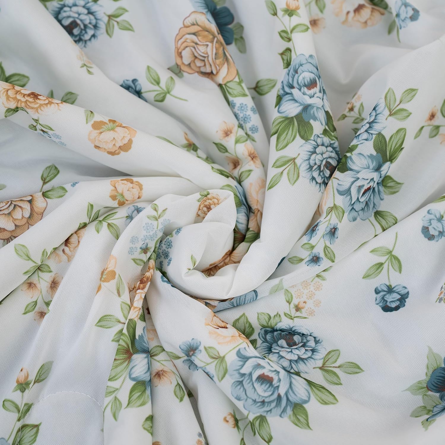 MAGRACE Cooling Comforter for Hot Sleepers, Pastoral Style Floral Cooling Blankets King Size 108"x90",Double-Sided Cool Technology, Q-Max>0.43,Lightweight Breathable, Cold Blanket for Bed