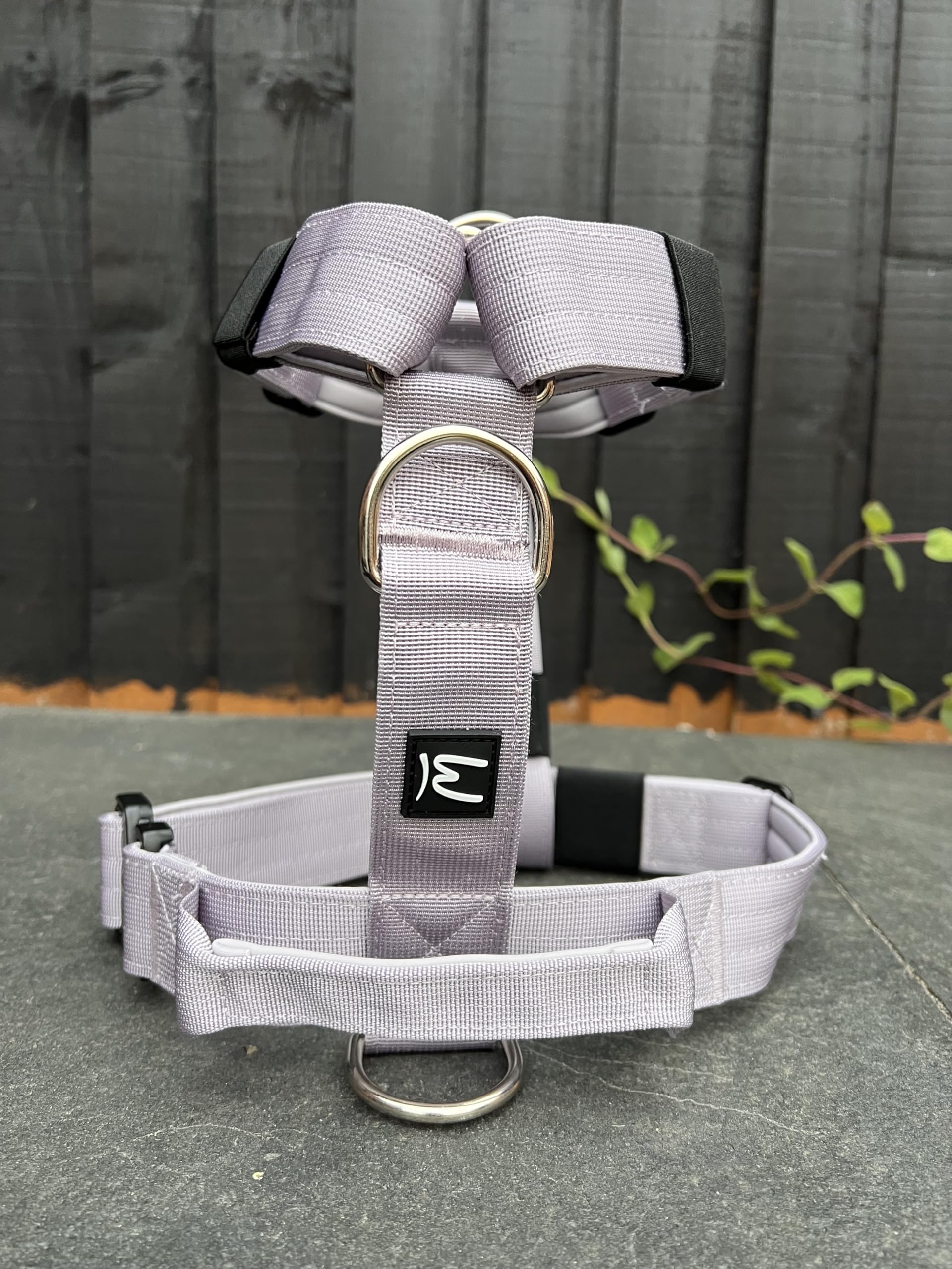 Wooffings Tactical Harness – 3‑Way Adjustable Fit - Heavy Duty K9 Vest with & All‑Metal Hardware for Training & Outdoor Use (Violet, M) — image 1