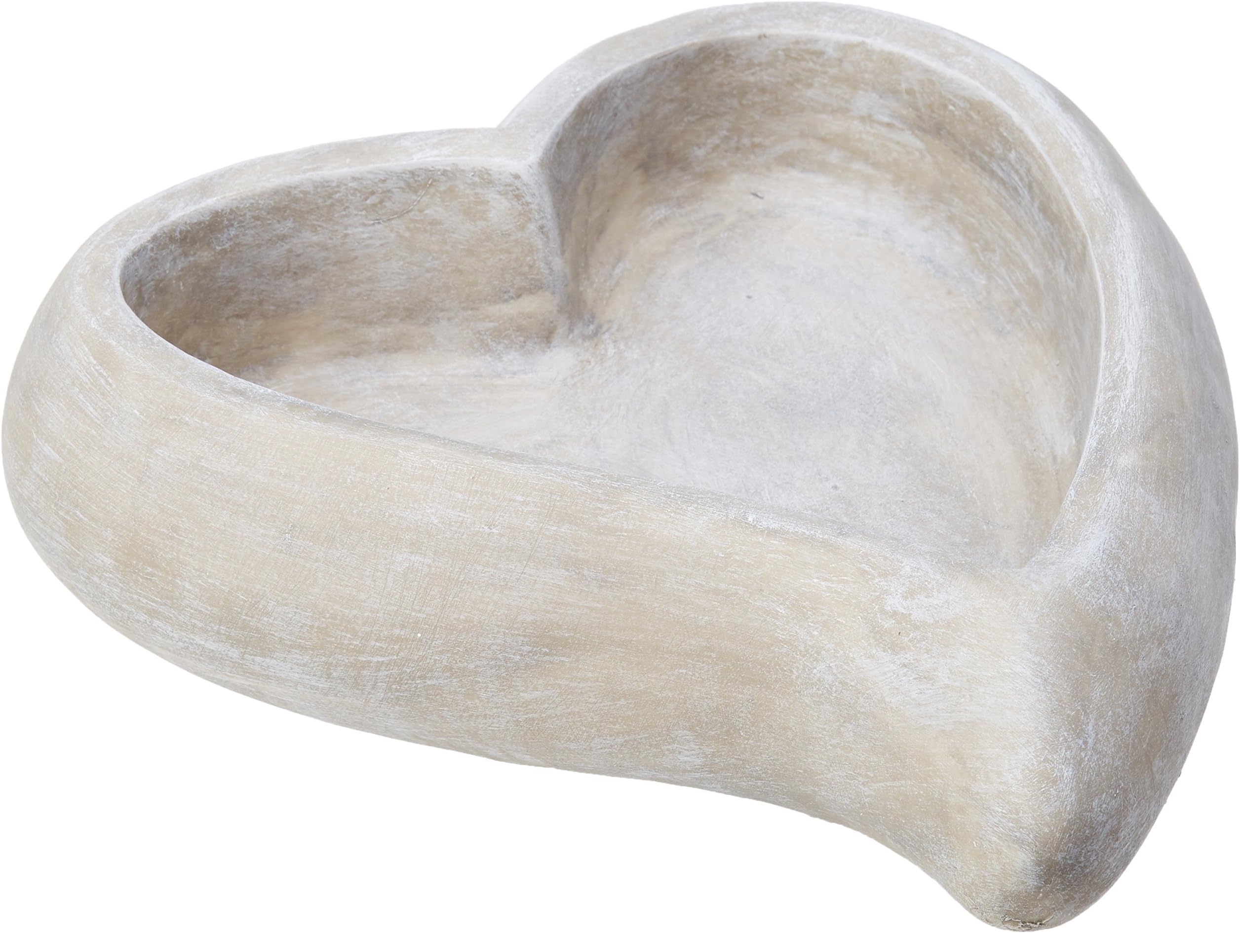 Kieskönig Pflanzschale Pflanzgefäss Herz Garten Blume Grab Rose