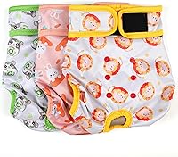 Vista 18 de Pañales lavables para perras – Pañales reutilizables de primera calidad para perras en celo – Pañales para perras altamente absorbentes