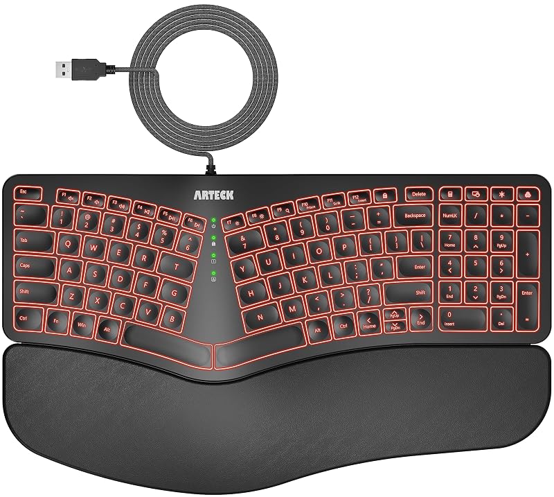 Arteck Split Ergonomic Wired