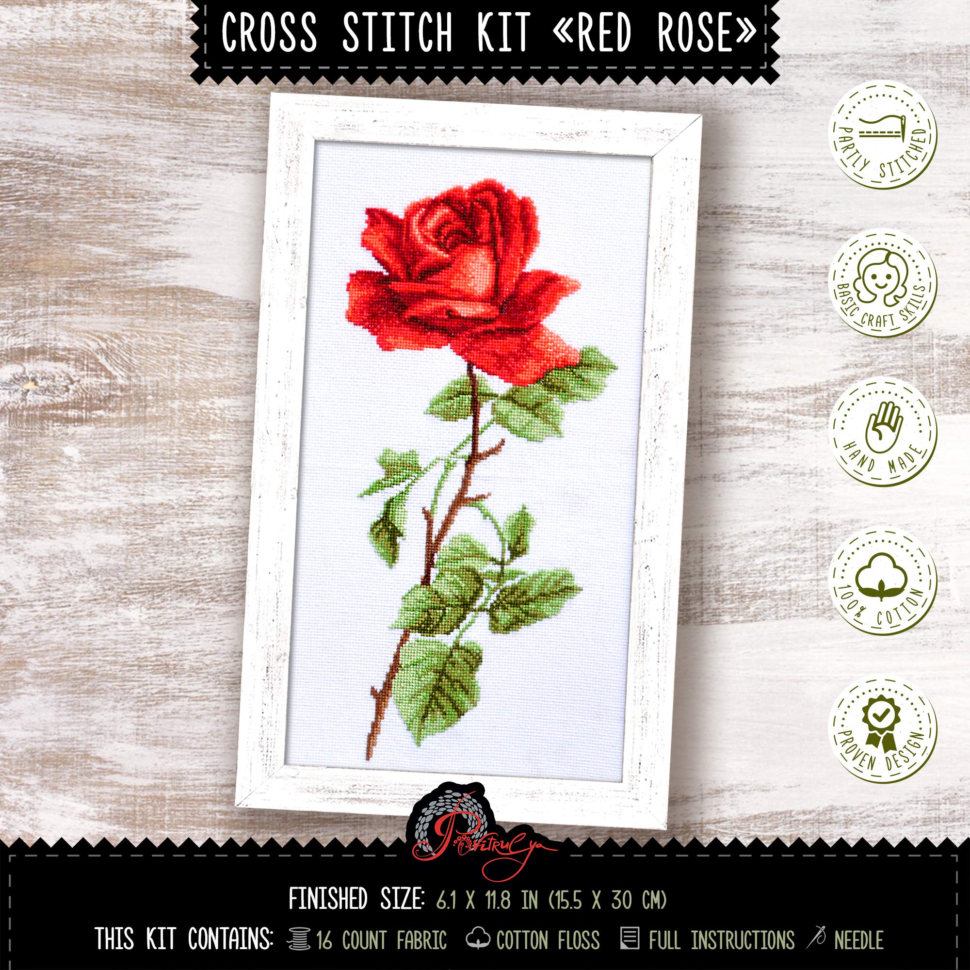 Patrón De Punto De Cruz De Amapola Roja Contado, Diseño De Bordado De Amapolas Silvestres Para Adultos Y Niños - Descarga Instantánea En PDF - México