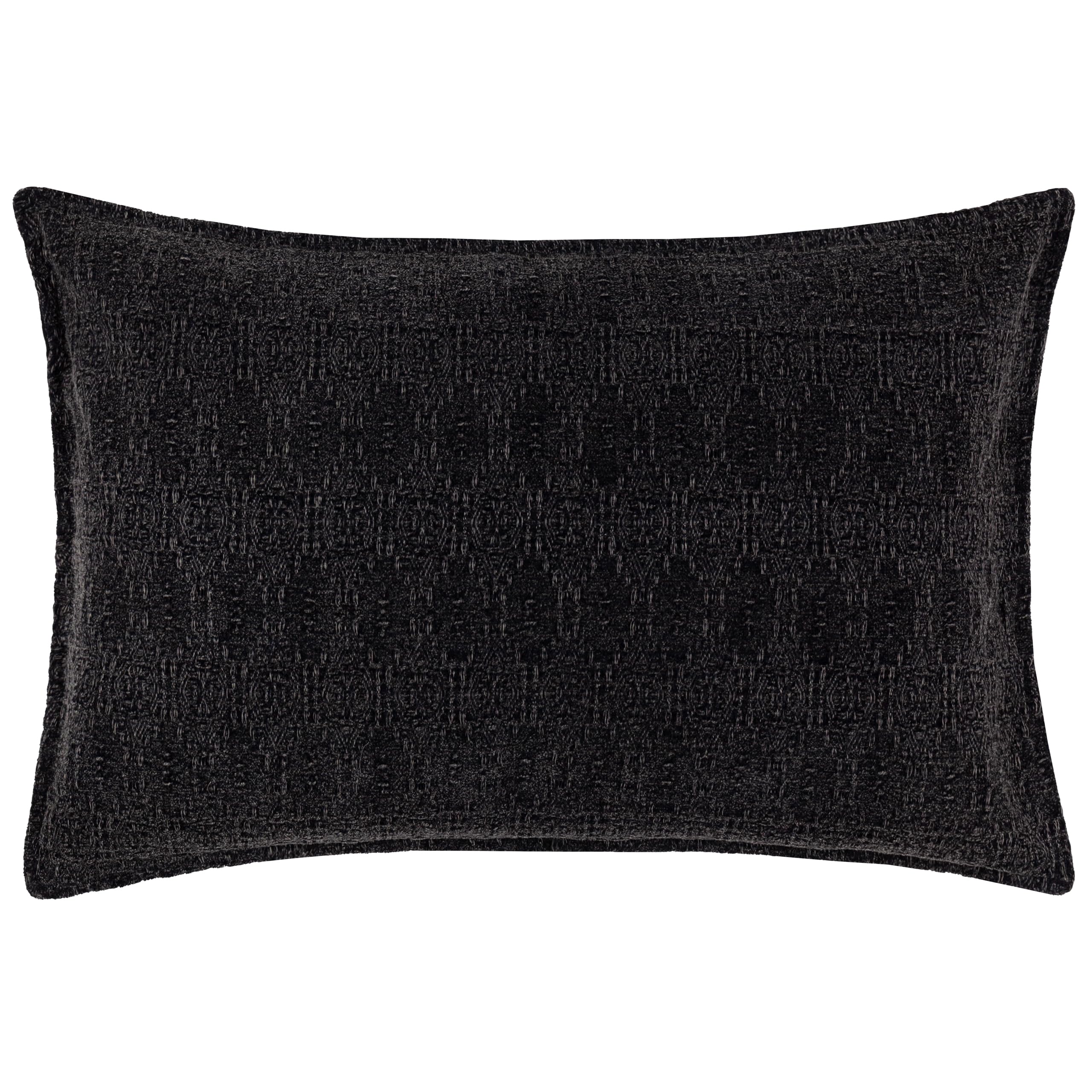 Yard Black Ramas Jacquard Cushion Cover - 40X60cm