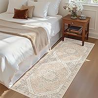 Vista 5 de Madane Alfombra Pasillera Lavable - Alfombras Pasilleras 2x6 para Pasillos de 6 Pies Antideslizante Vintage Alfombra Pasillera de Cocina