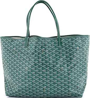 Pre-Loved Saint Louis Tote Coated Canvas GM, Green