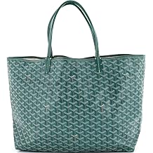 Pre-Loved Saint Louis Tote Coated Canvas GM, Green