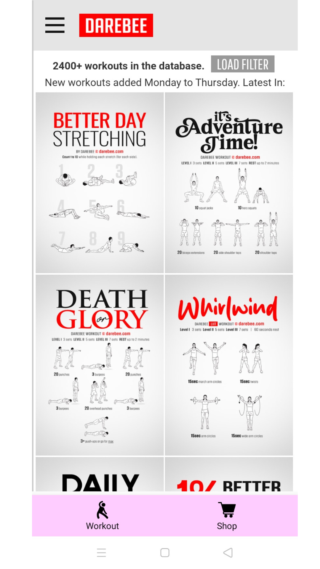 Darebee workout app - Aplicativo na Amazon Appstore
