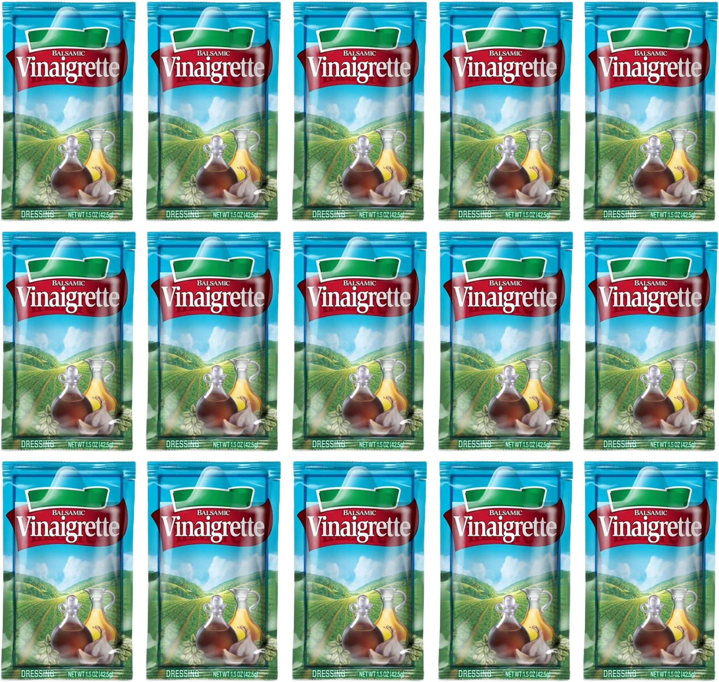 Salad Dressing | 15 Packets | 1.5oz each (Balsamic Vinaigrette)