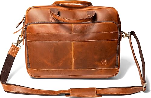 Bolso bandolera de cuero genuino hecho a mano