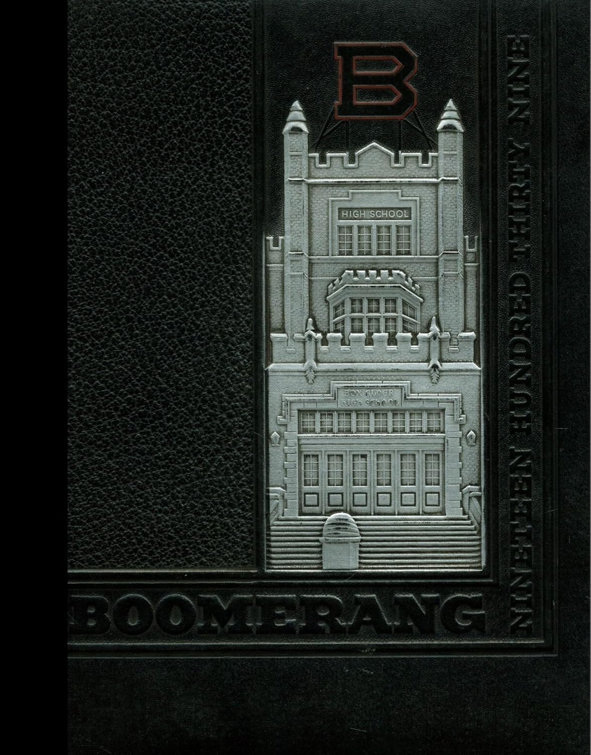 (Reprint) 1939 Yearbook Box Elder High School, Brigham City, Utah Box