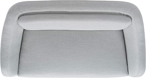 Miniatura 5 de SAFAVIEH Couture Home Collection Belladonna SFV4525A - Sofá biplaza tapizado de mediados de siglo, color gris claro, para sala de estar, dormitorio,