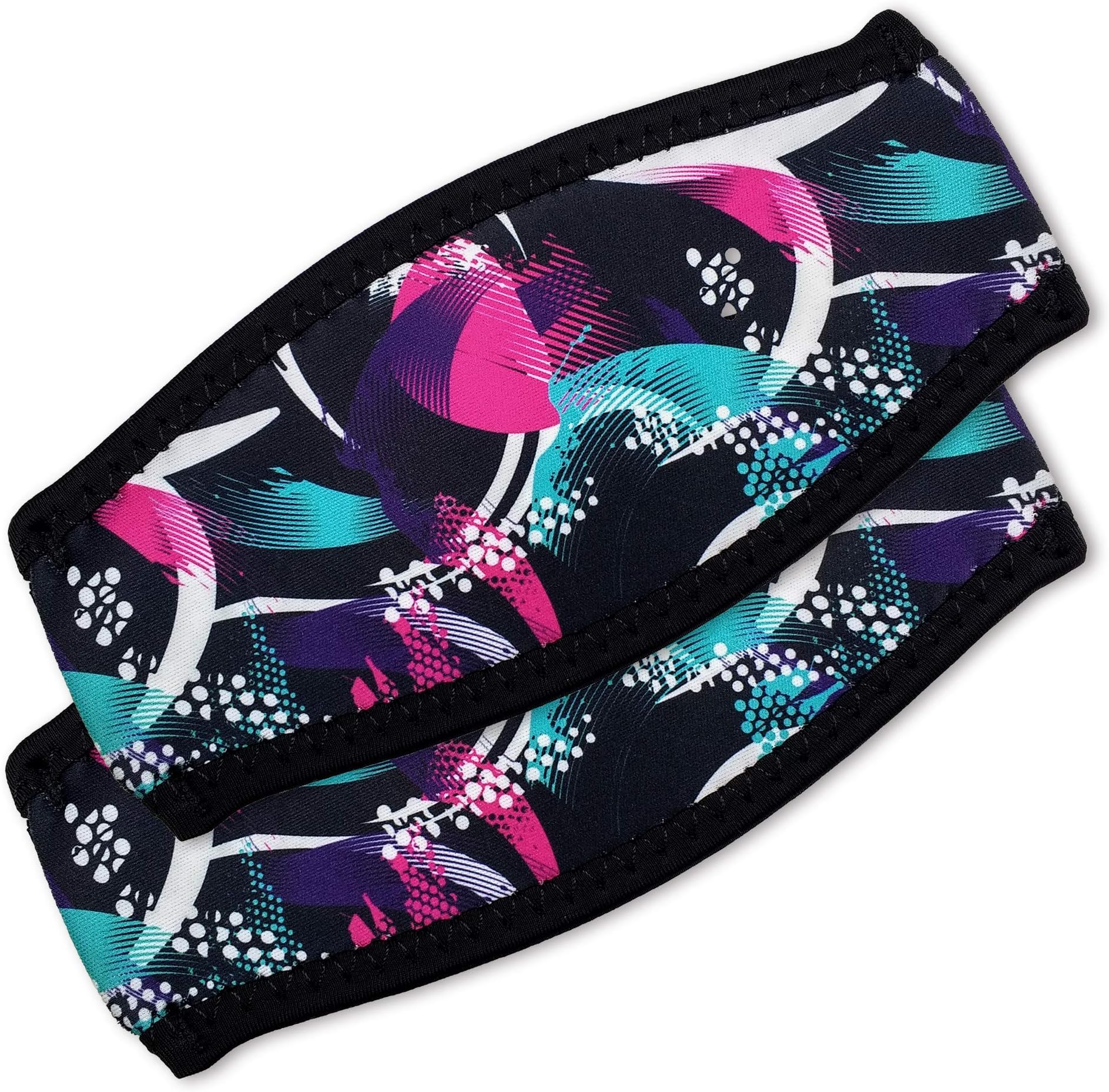 Flow Scuba Gear Diving Mask Slap Straps - Neoprene Cover for Dive and Snorkel Masks