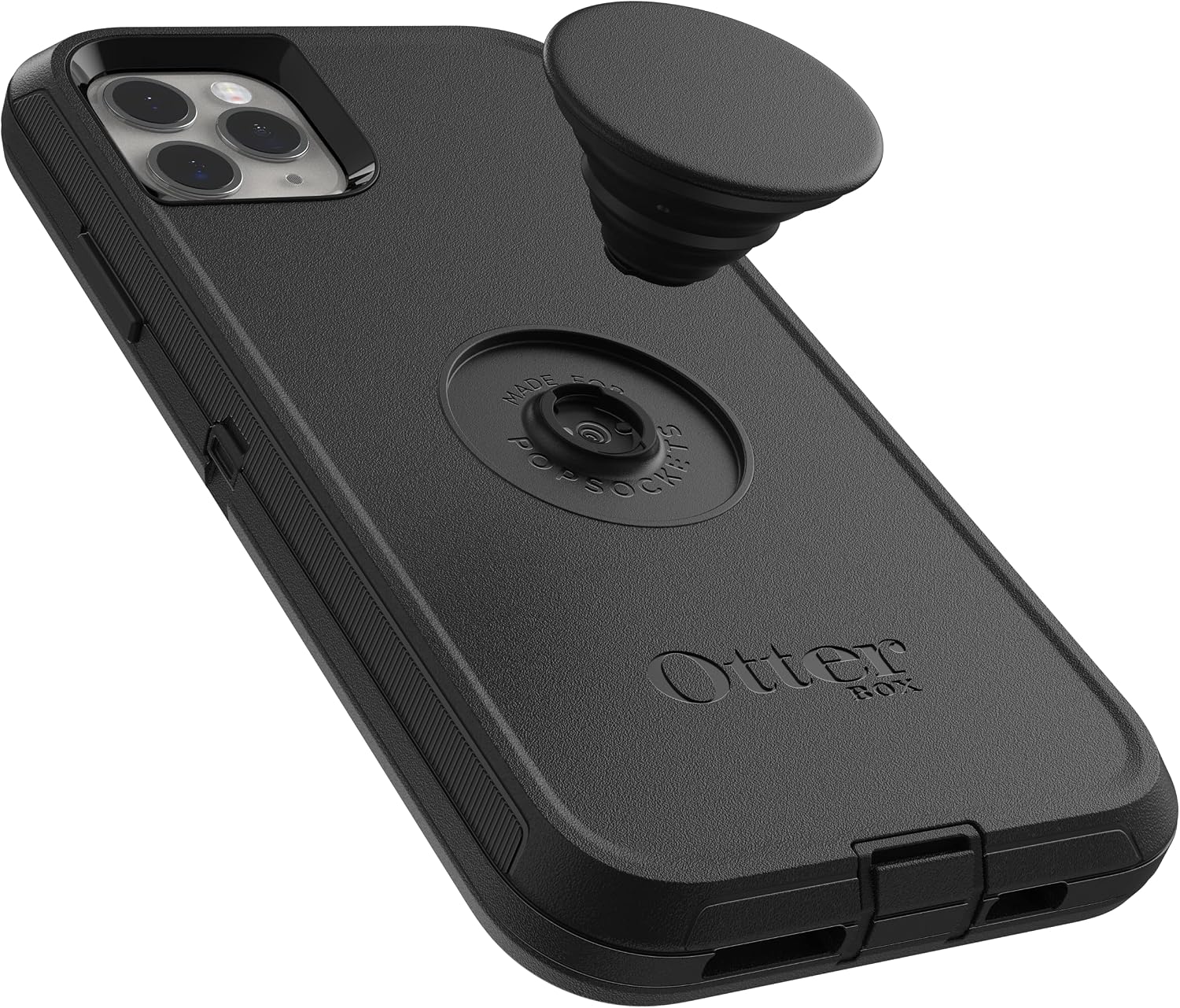 OtterBox + Pop Defender Series Case for iPhone 11 PRO MAX (NOT 11/11 Pro) Non-Retail Packaging - Black