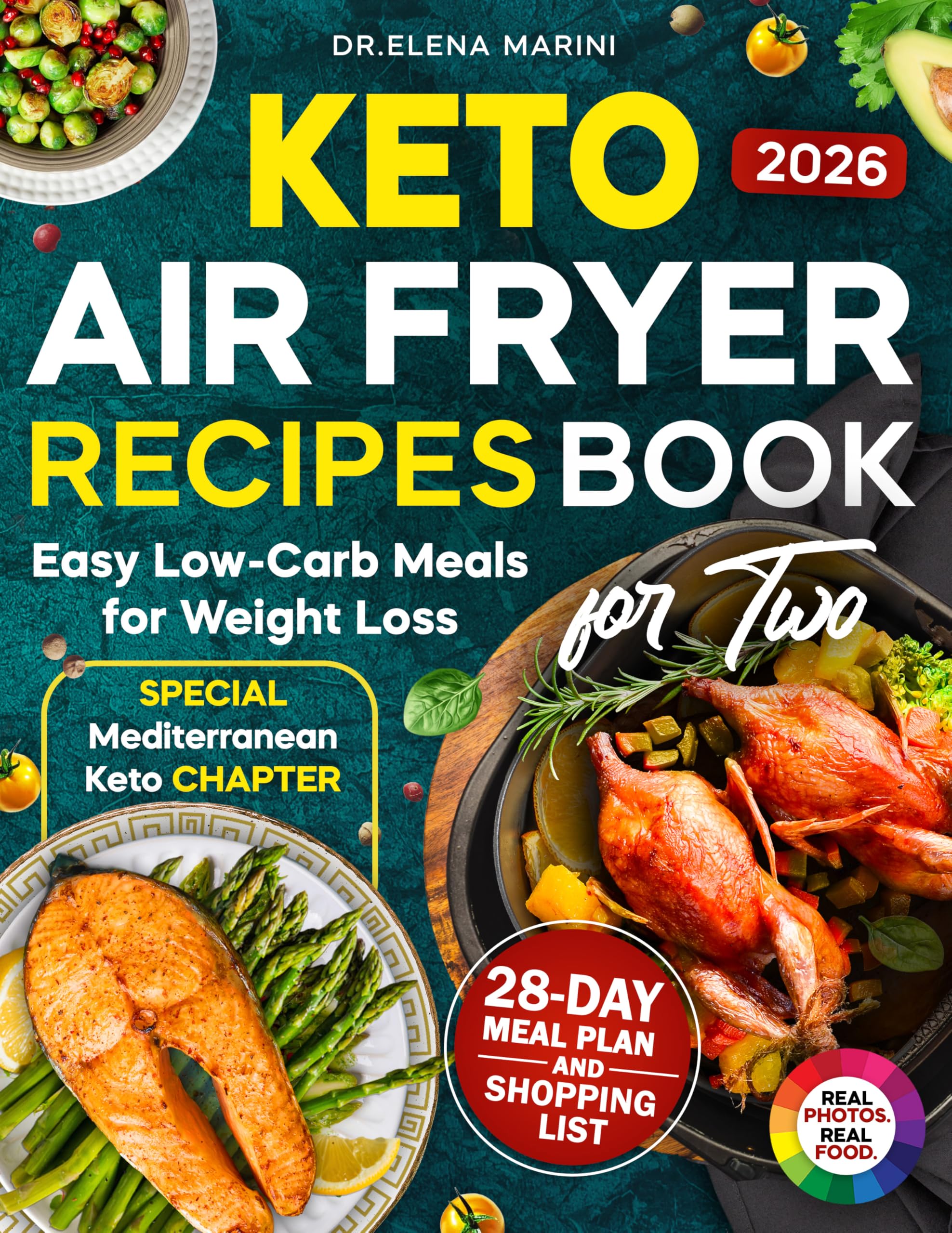 Keto Air Fryer Recipes Book For Two: Easy Low-Carb Meals for Weight Loss