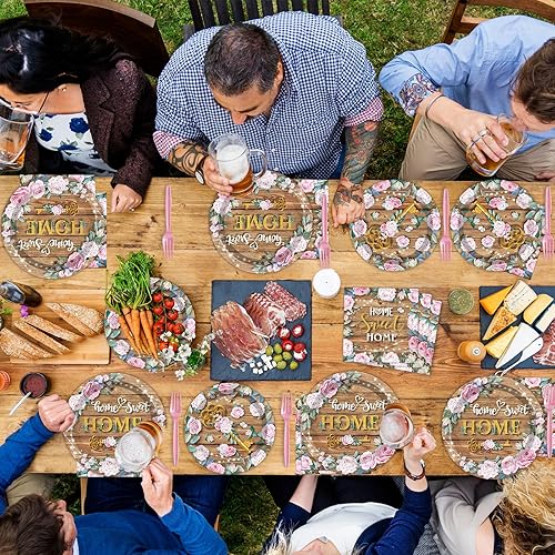 Miniatura 47 de Juego de 96 platos de fiesta de avión, servilletas, vajilla de avión, suministros para fiesta de cumpleaños, vajilla de papel desechable