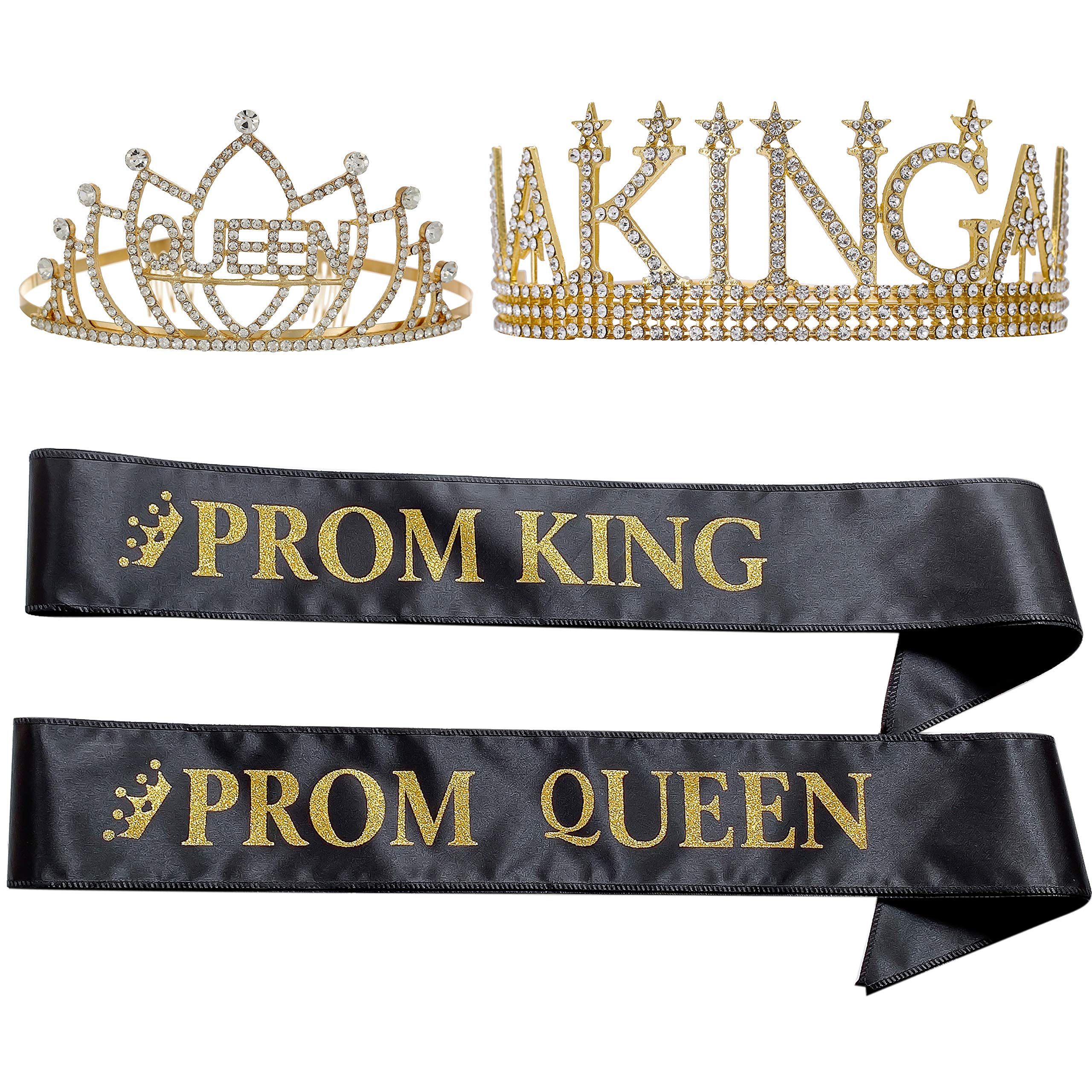 Buy King's Crown and Queen's Tiara, Prom King and Prom Queen Sash