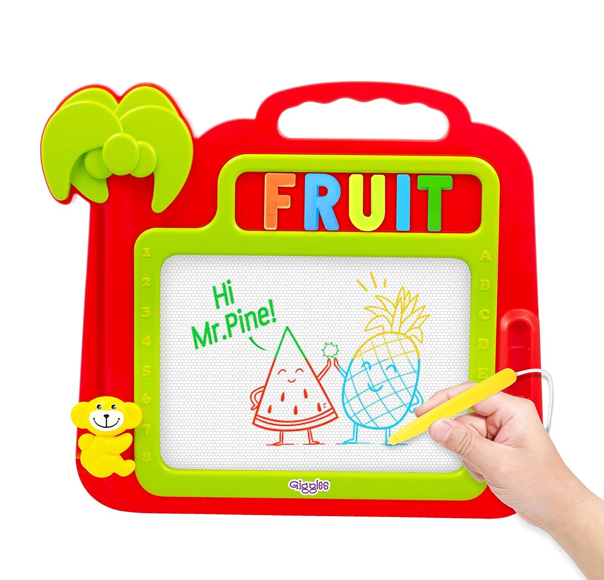Giggles Funskool, Super Doodle, Multicolour Erasable Magic Slate, Easy to