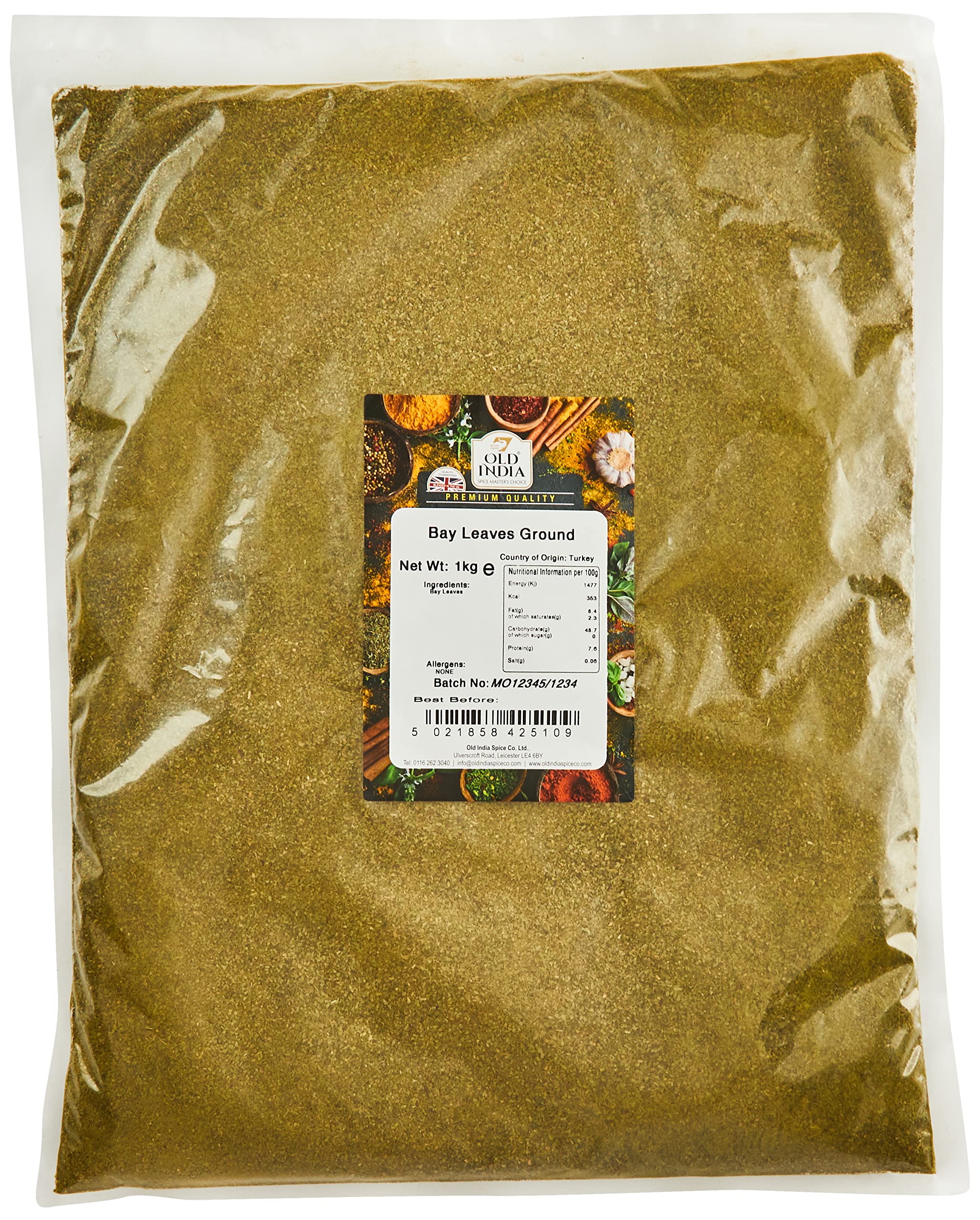 Old India Bay Leaves Ground 1 Kg