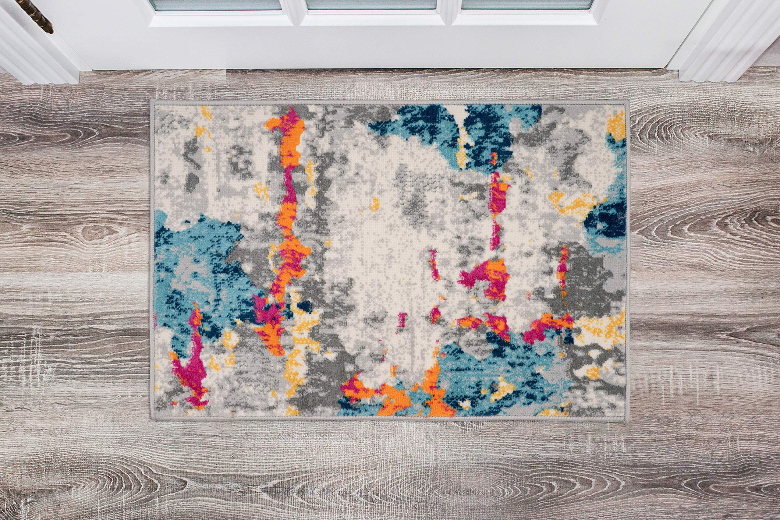 RugshopTransitional Abstract Area Rug, 2' x 3', Multi