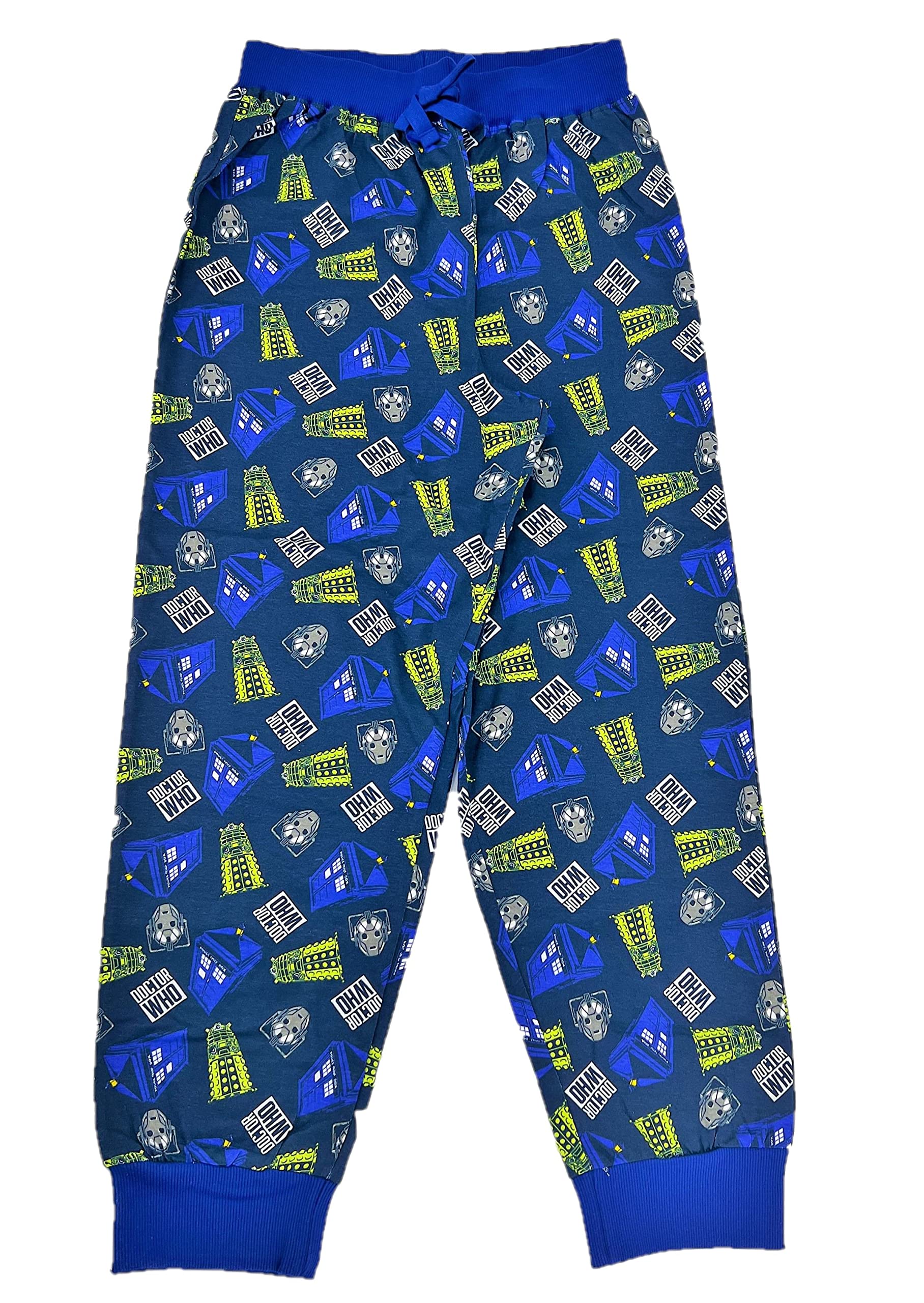 Mens Official Doctor Who Loungepants | Mens Loungewear All Over Print Pyjama Bottoms