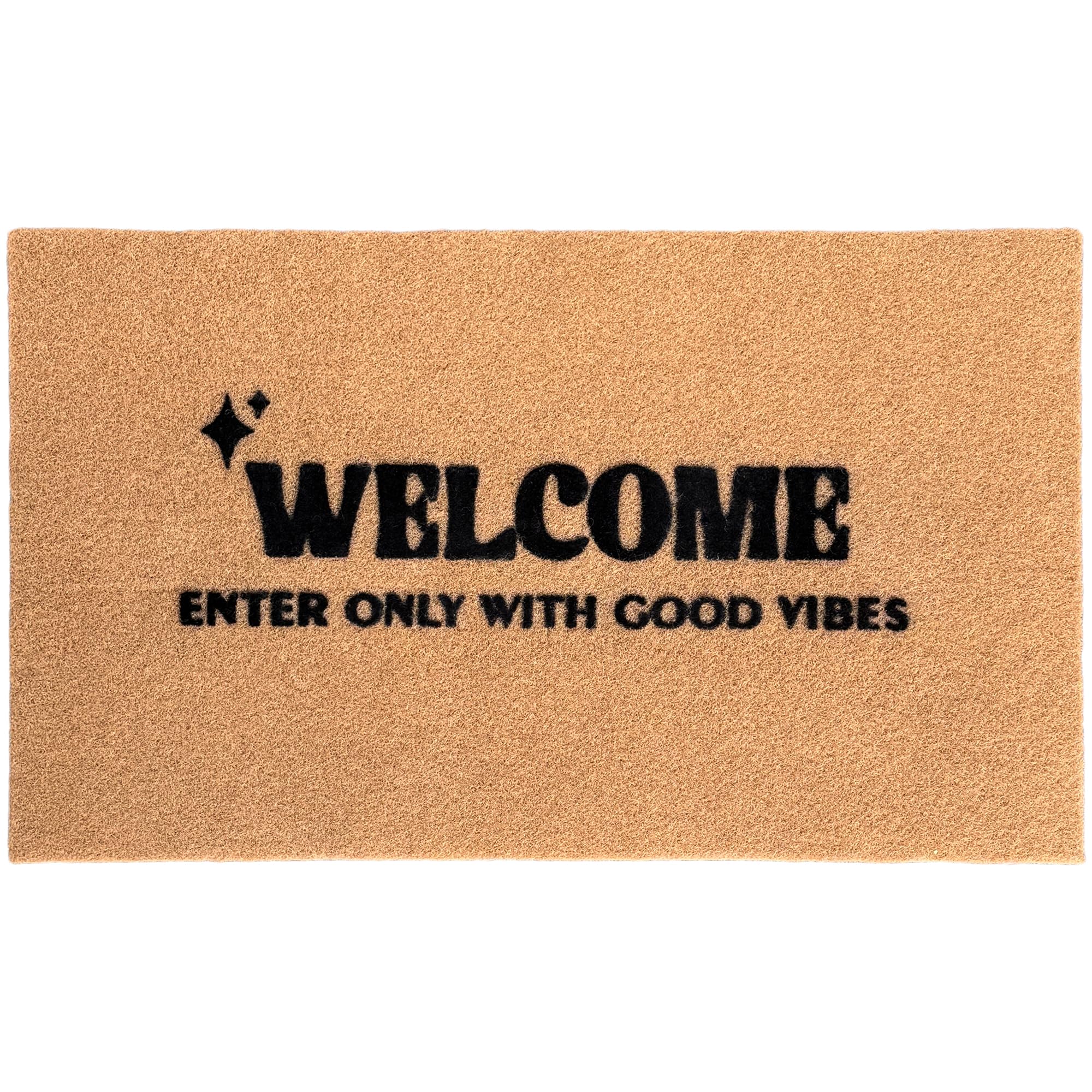 Welcome Mat for Front Door Outdoor Positive Vibes Ecofriendly for Front Door Housewarming Gift Mat Welcome