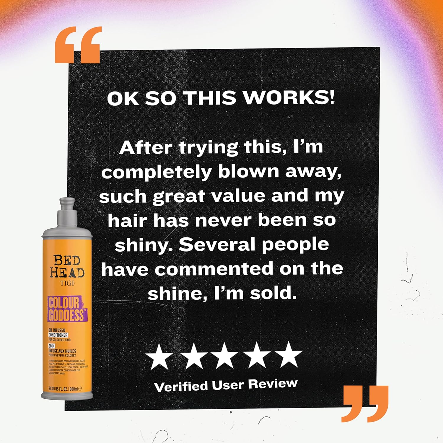 TIGI Bed Head COLOUR GODDESS CONDITIONER FOR COLOURED HAIR 20.30 fl oz
