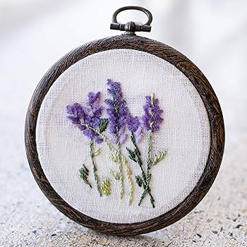 Amazon | 【Art Fiber Endo】ラベンダーの花刺繍制作キット